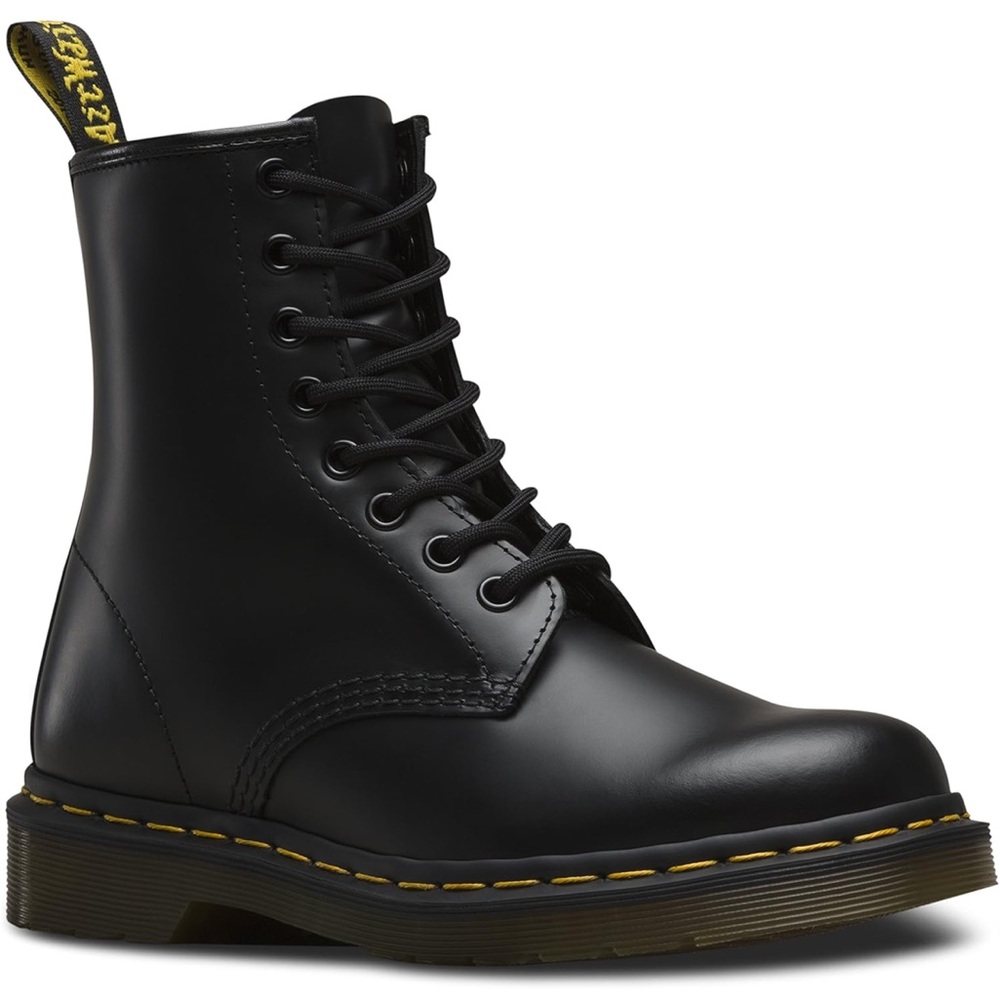 Dr. Martens Mens 1460 Smooth Leather Boot Combat Boots